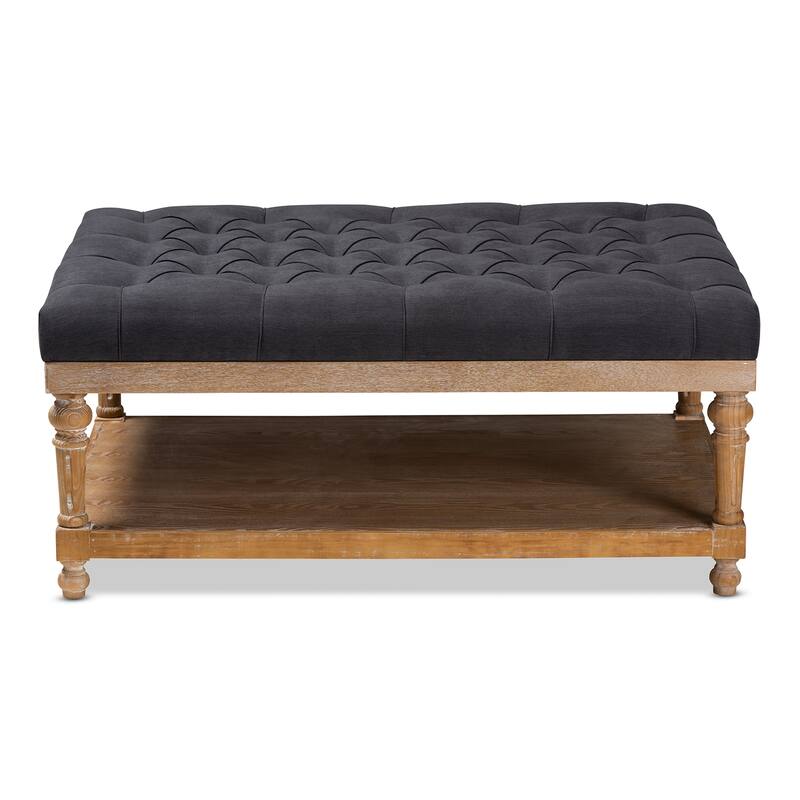 The Gray Barn Windy Ridge Modern and Rustic Cocktail Ottoman