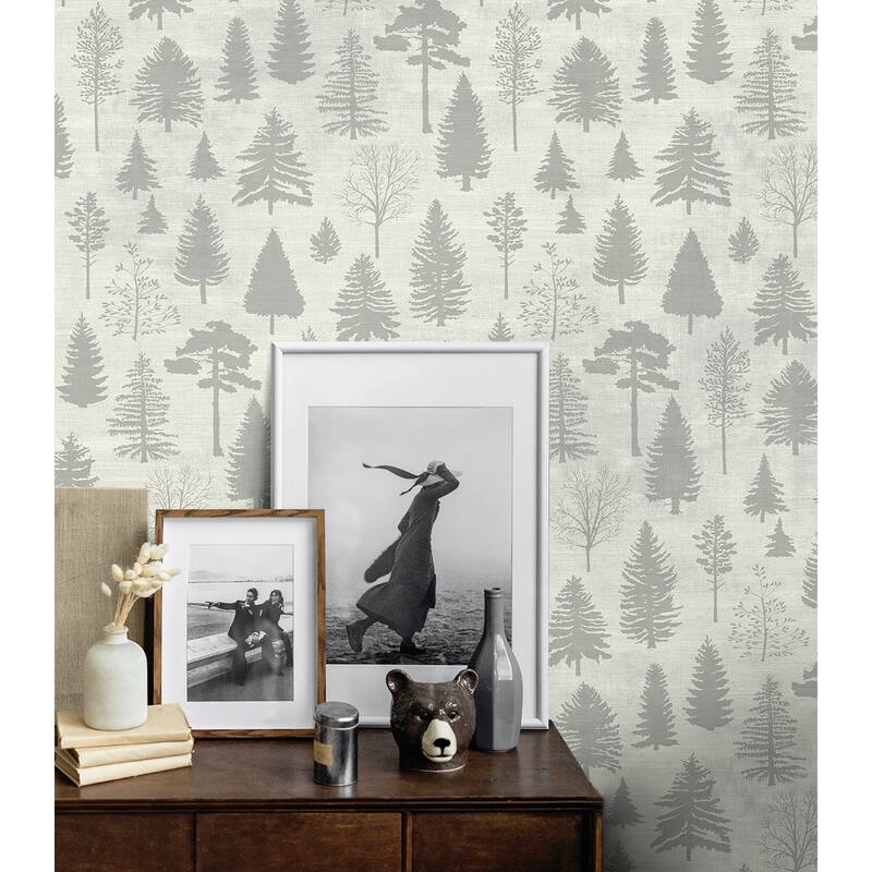 Seabrook Designs Ponderosa Pines Unpasted Wallpaper
