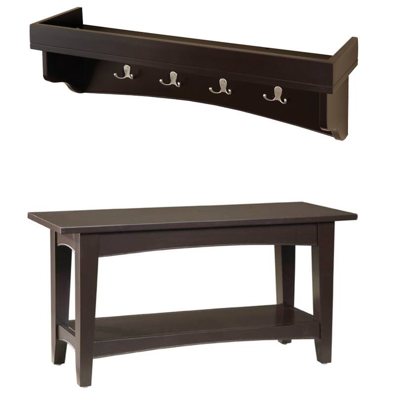 Daintree Coat Hook and Bench Set