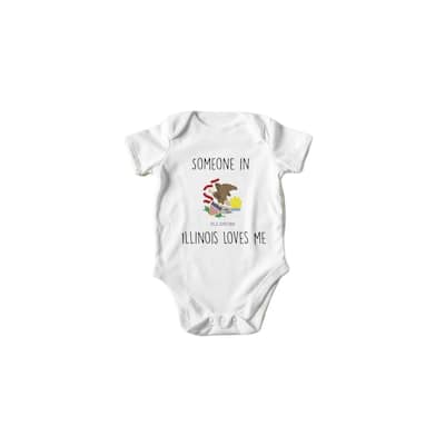 Illinois Scene - Baby Boy Girl Clothes Infant Bodysuit Funny Cute Newborn