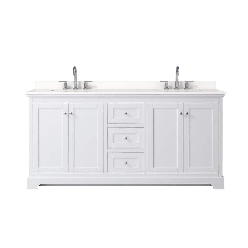 Wyndham Collection WCV232372D-QTZ-US3MXX Avery 72" Free Standing