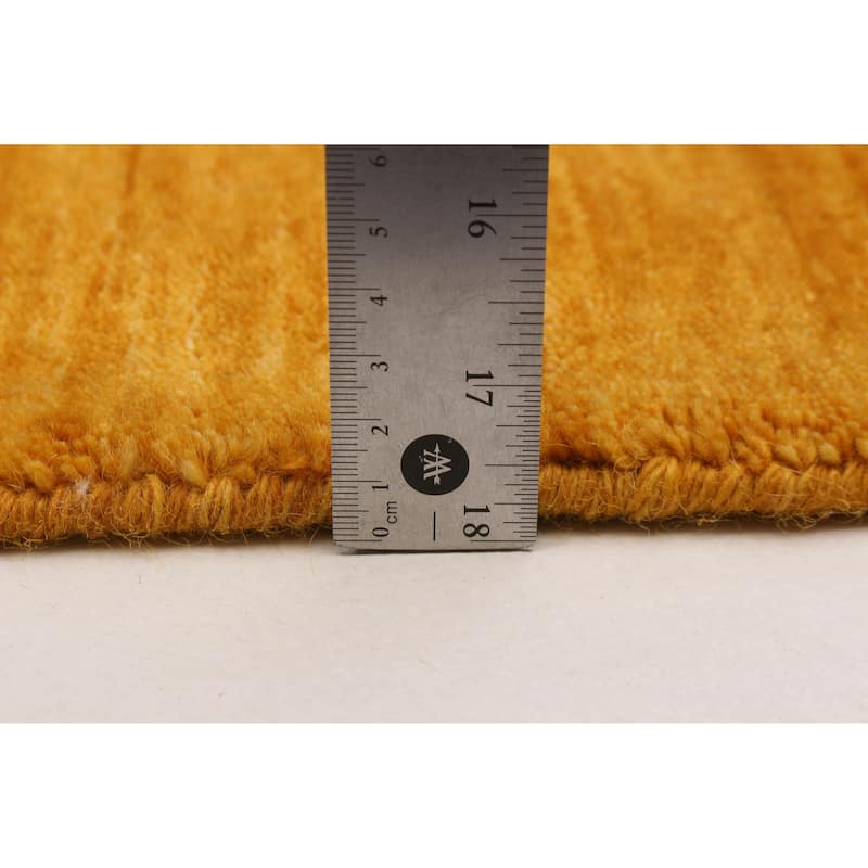 Kashkuli Gabbeh Gold Rug 6'6" x 9'9" - 6'6 x 9'9