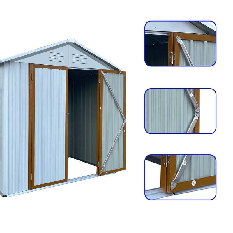 Outdoor storage sheds 4FTx6FT