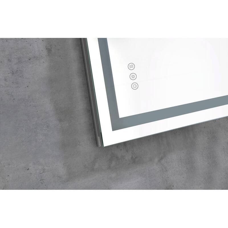 LED Bathroom Mirror with Front and Backlight