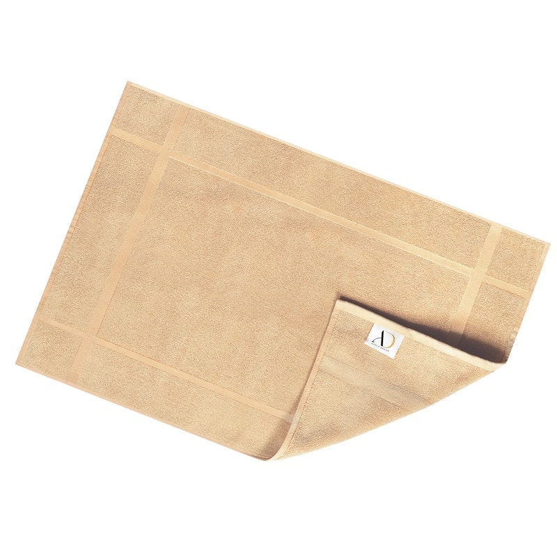 Pure Cotton 1350 GSM Bath Mats Highly Absorbent by Ample Decor- 6 Pack