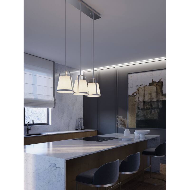 AFX LIZP10MBLNR3 Lizzette 3 Light 36" Wide Multi Light Pendant