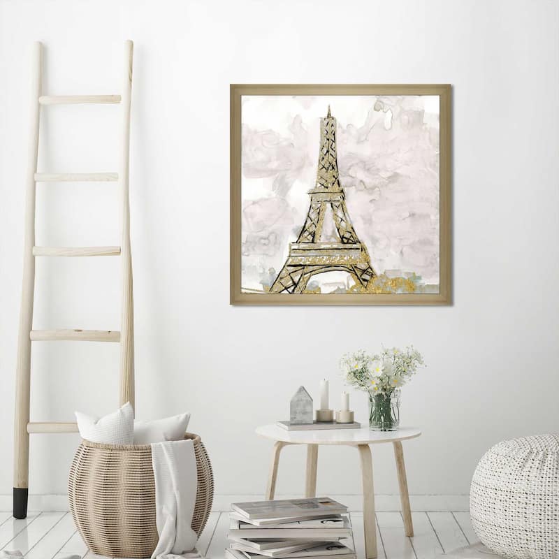"Eiffel Tower Glitz" by Nan Print on Acrylic