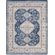preview thumbnail 29 of 46, New Concept Washables Series 4 Indoor only Persian Area Rug 7' 10" x 9' 10" - Grey/Navy - Rectangle