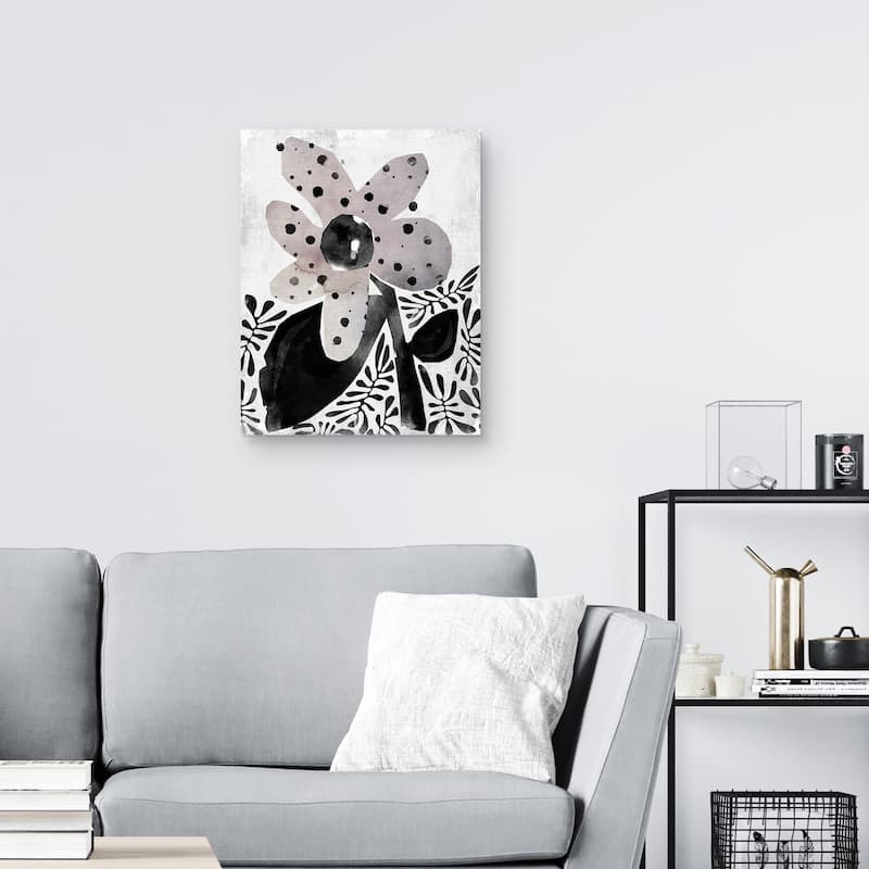 Graphic Fleur by Nikki Chu Canvas Art Print
