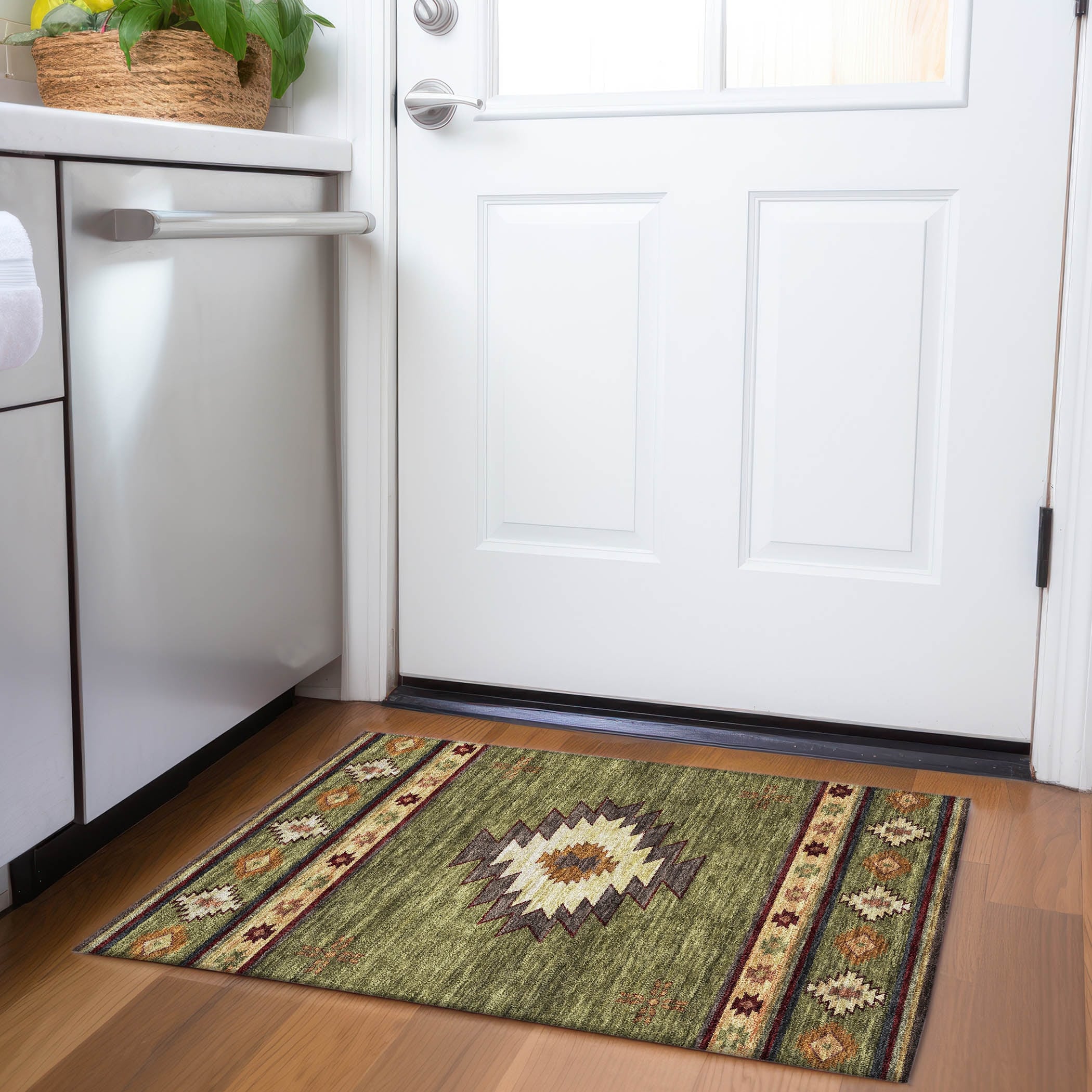 Premium Washable Super Soft Boho Tribal Mayfield Rug