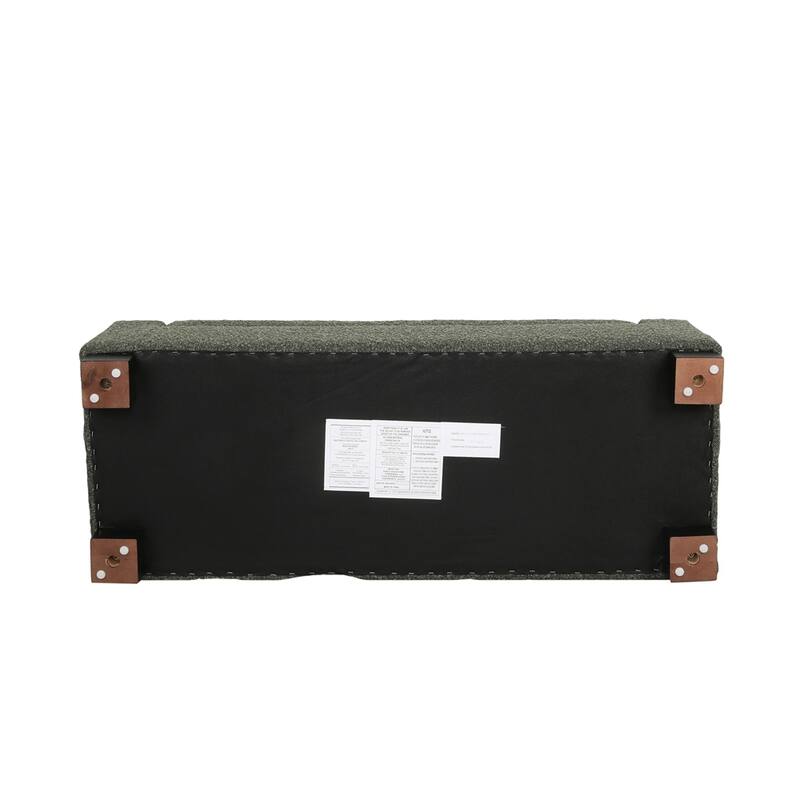 50 Inch Ottoman Bench in Textured Fabric