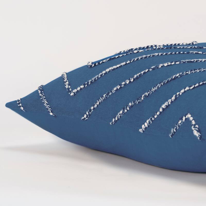 Rizzy Home Transitional Green Down Filled Pillow - 20" x 20"