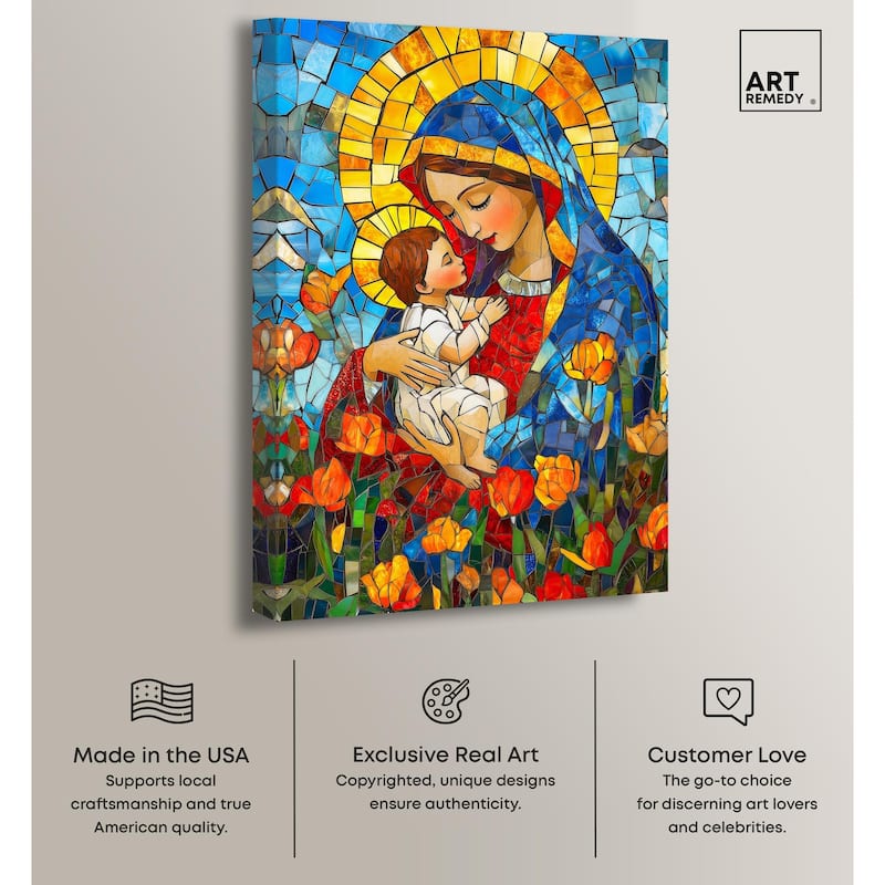 Glass Gospel I Canvas by Art Remedy, Gallery Wrapped
