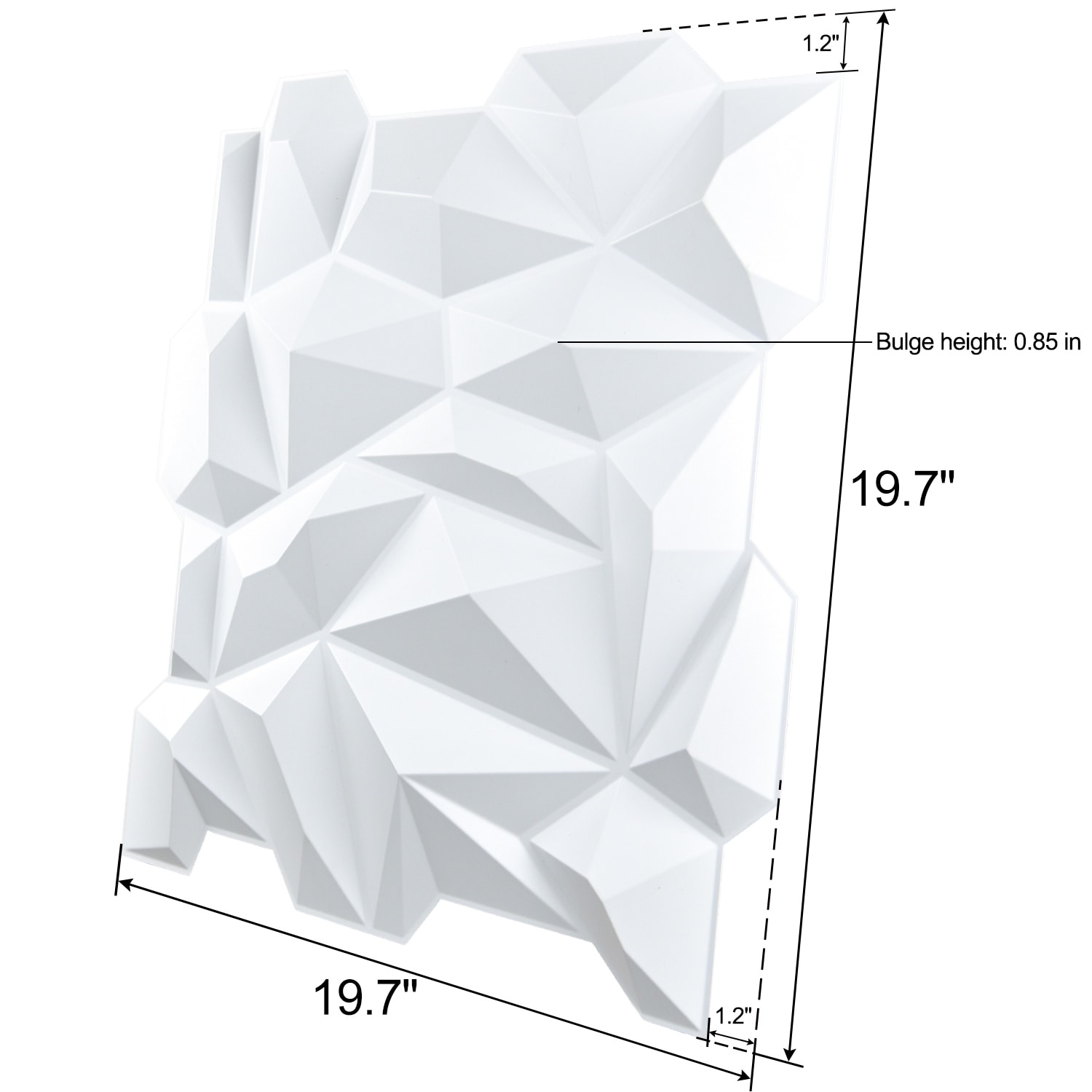 Art3d 3D Wall Panels PVC Pyramid Design (32 Sq.Ft) - On Sale - Bed Bath &  Beyond - 31681538