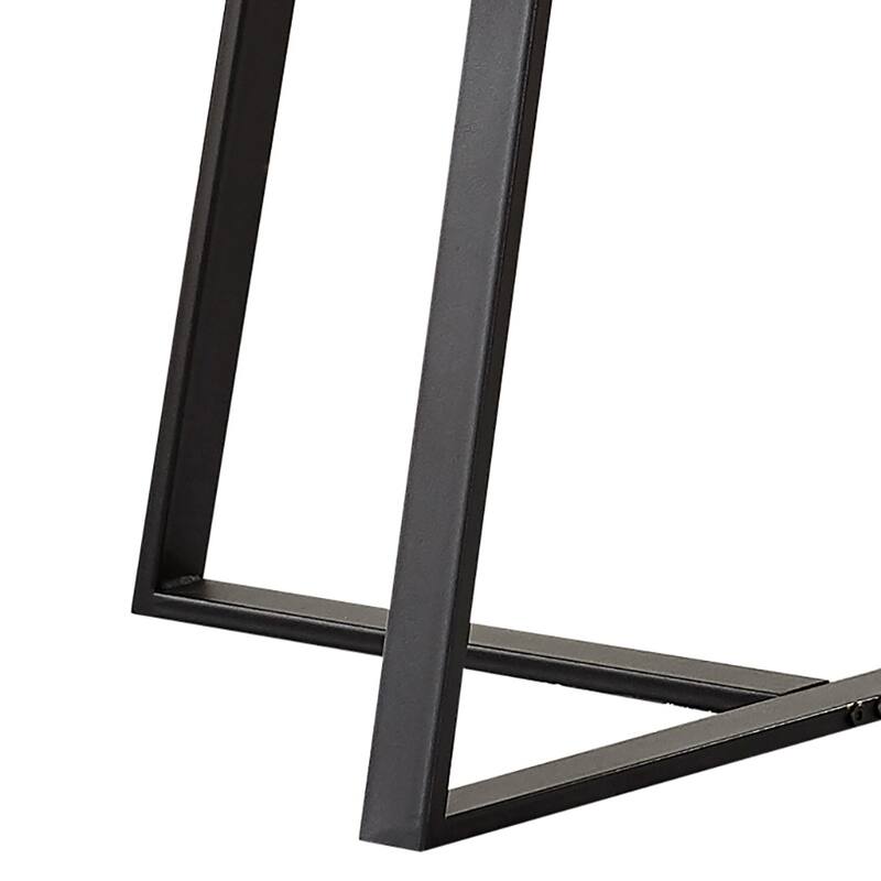 Faux Marble and Matte Coffee Table - White - Wood