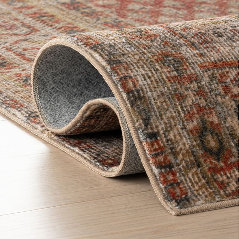 Nuloom Jessalyn Distresed Washable Area Rug