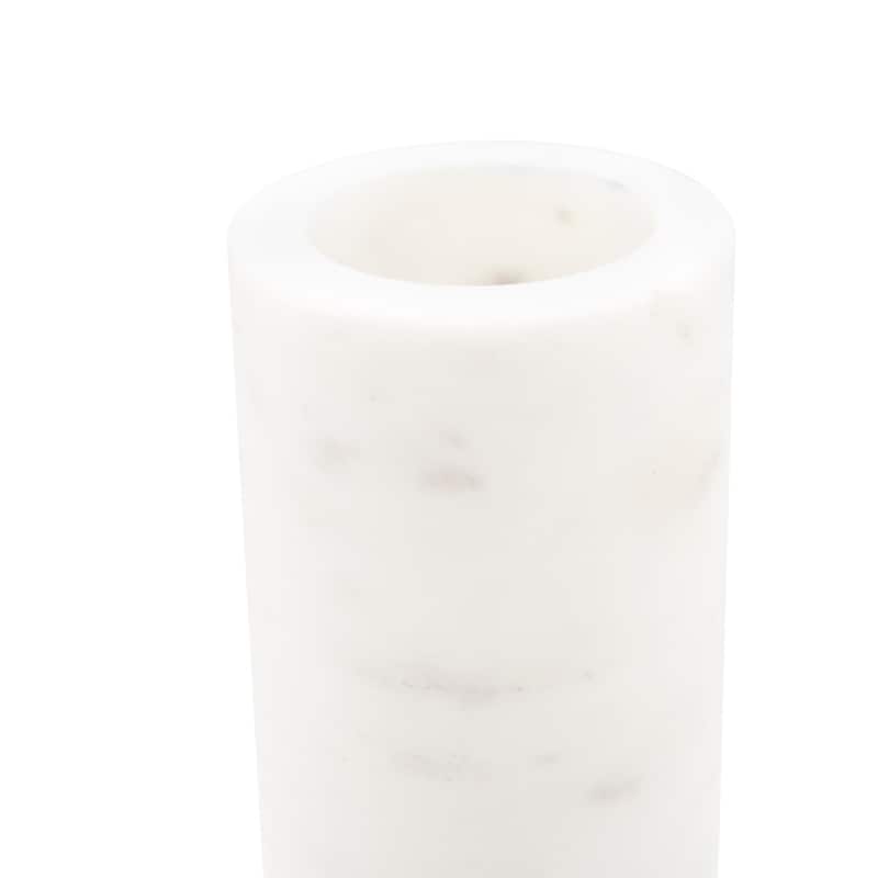 Nizzoli White Vase- Cylindrical