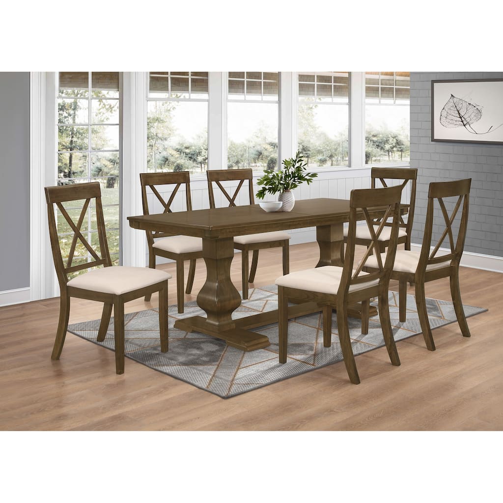 Damaris 7-pieces Dining Table and Chair