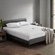 preview thumbnail 1 of 11, Sharper Image Embossed Microfiber Heated Mattress Pad Cal King