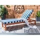 Safavieh Outdoor Living Solano Sunlounger - Thumbnail 1
