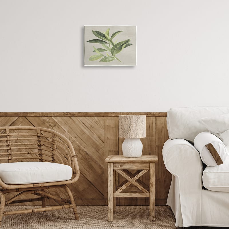 Stupell Green Tea Plant Leaf Wall Plaque Art Design By Lanie Loreth