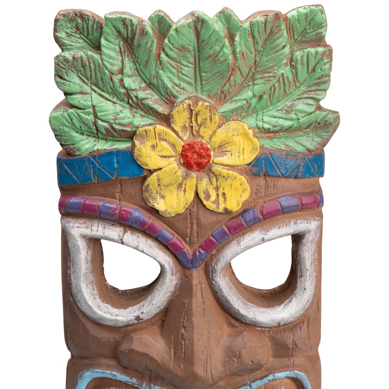 Tropical Tiki Hanging Wall Decoration - 19"
