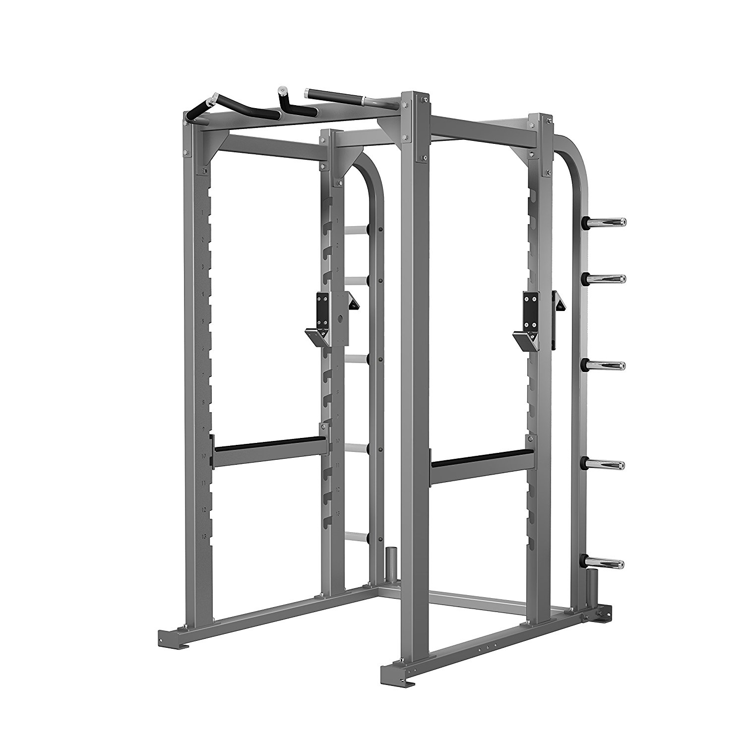 Bodykore Full Power Cage Commercial Squat Rack 1000lb Rated 3x3 11 Gauge Steel Frame 0798