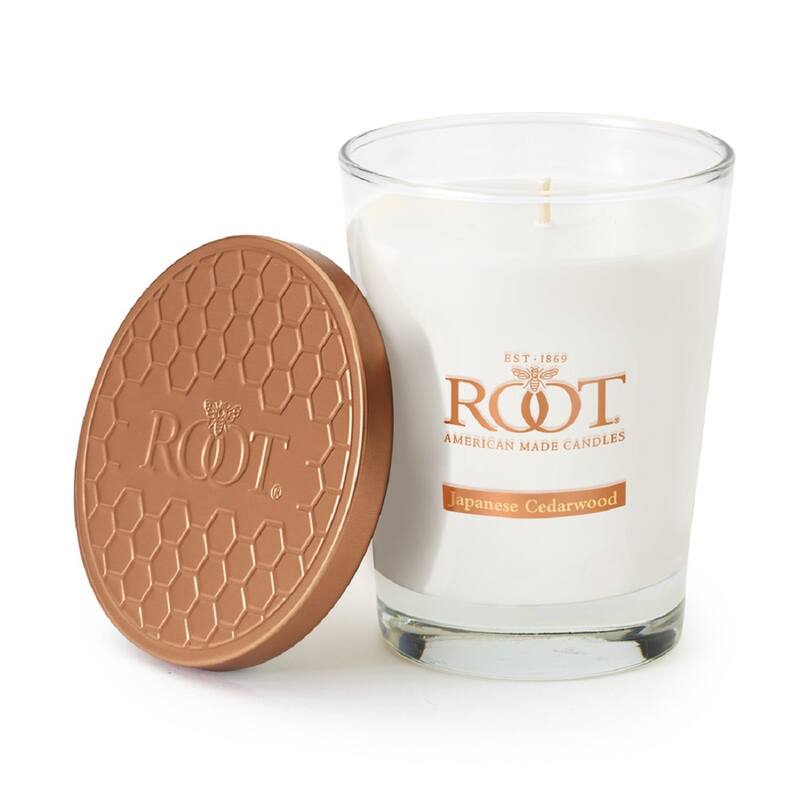 Root Candles Japanese Cedarwood 10.5 oz Large Veriglass Jar