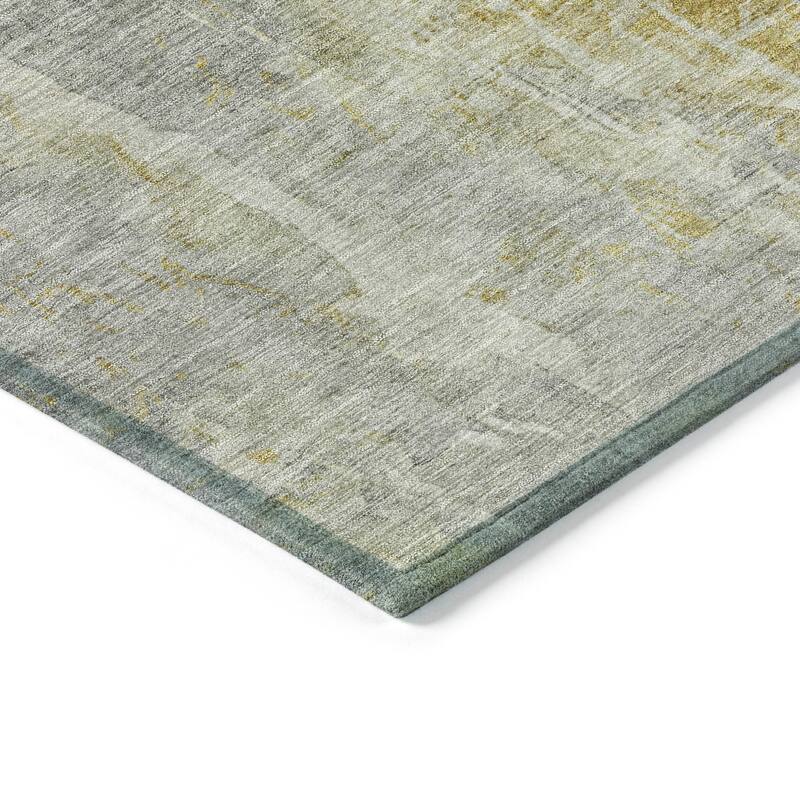 Machine Washable Indoor/ Outdoor Vintage Ombre Chantille Rug