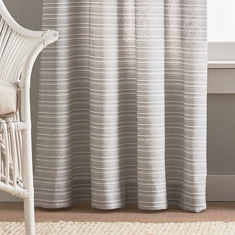 Cargo Stripe Grommet Curtain Panel Pair
