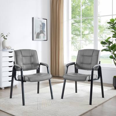 Premium Leather Executive Office Chairs with Padded Armrest