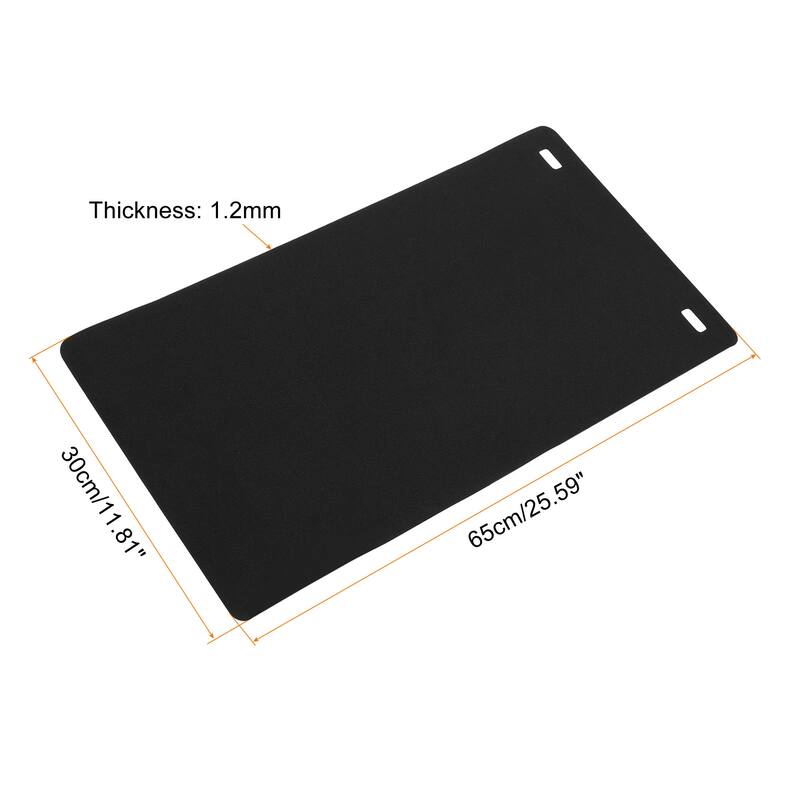 EVA Backdrop, 1 Pack Soft Photo Background for Photography Studio - Black - 26x12"