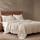 preview thumbnail 4 of 2, HiEnd Accents 100% Cotton Voile Muslin Gauze Soft and Lightweight 3 Piece Blanket Set Full/Queen - Sable