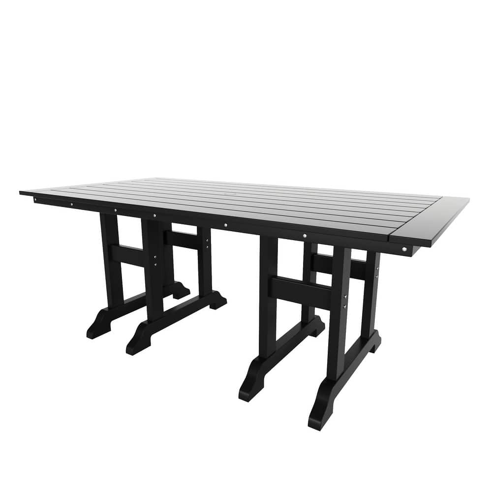 Laguna Hdpe All Weather Outdoor Patio 71" Rectangular Dining Table