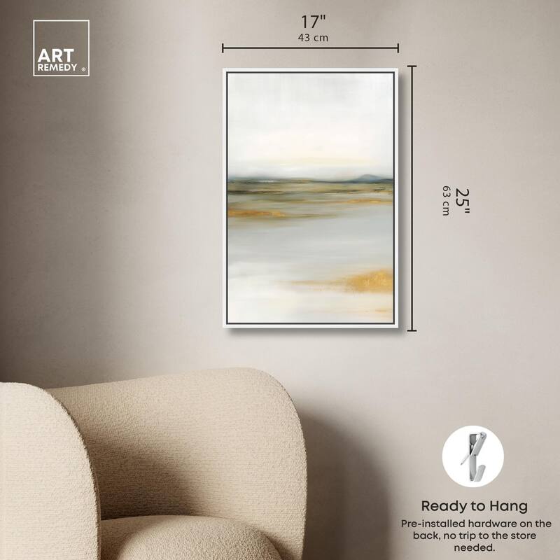 Misty Expanse I Canvas by Art Remedy