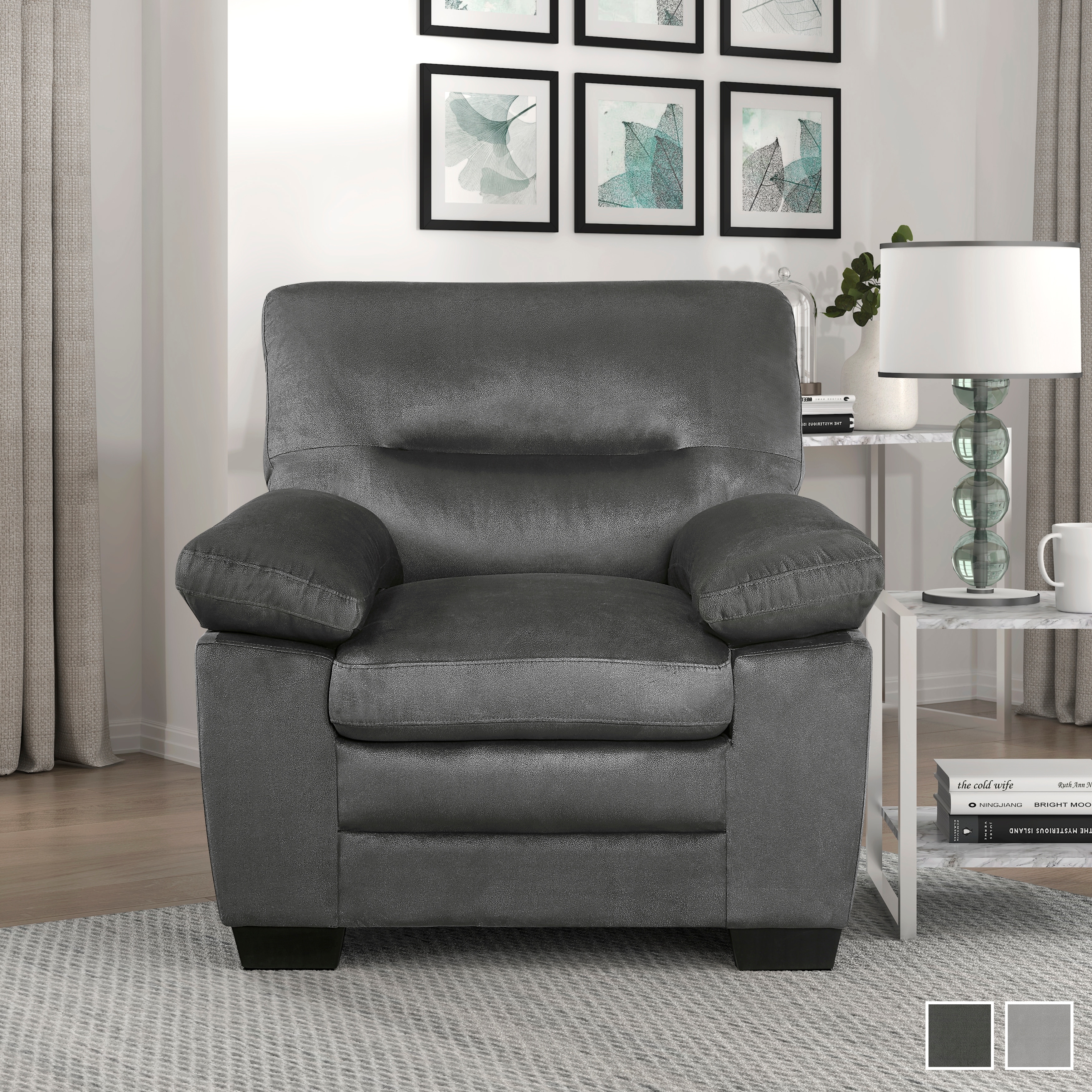 Ruthanne wingback hotsell chair and ottoman