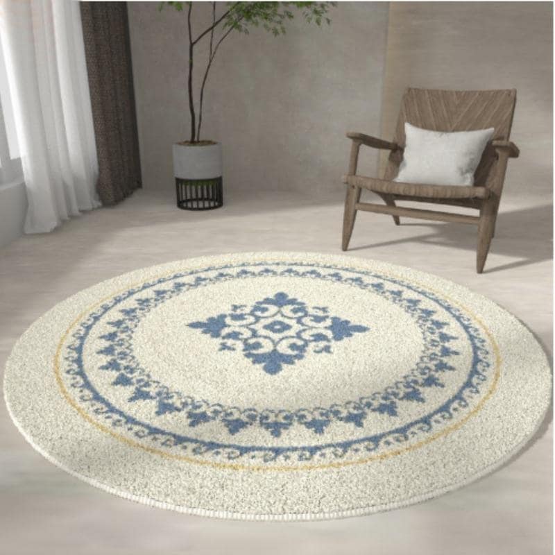 Soft Round Rug Area Rug Entryway Foyer Throw Mat Washable 4ft Round A10