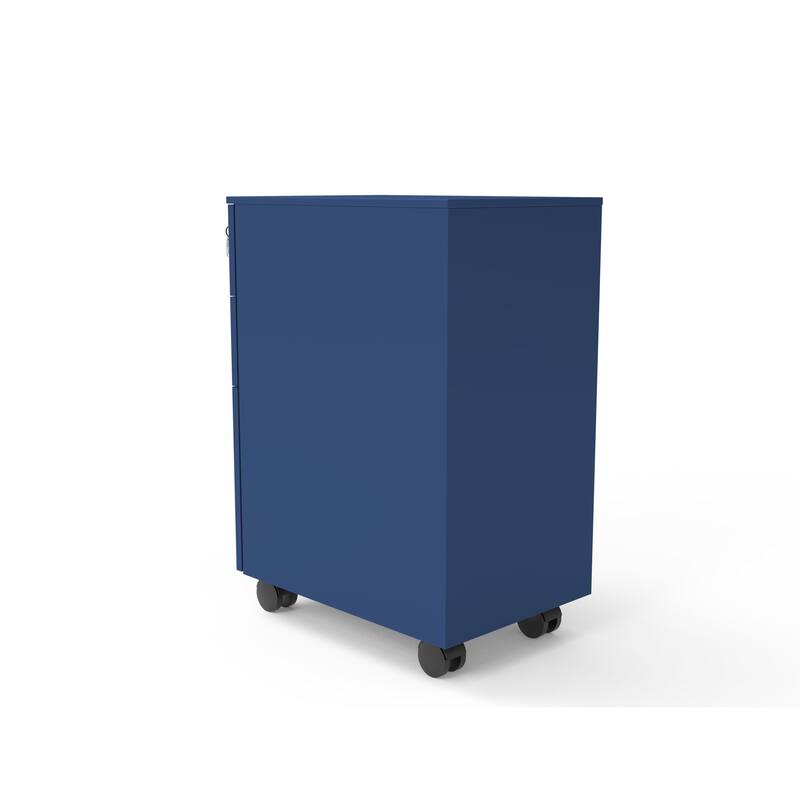 Owen Urban Metal Matte Lockable 3-Drawer Mobile File Cabinet by Furniture of America