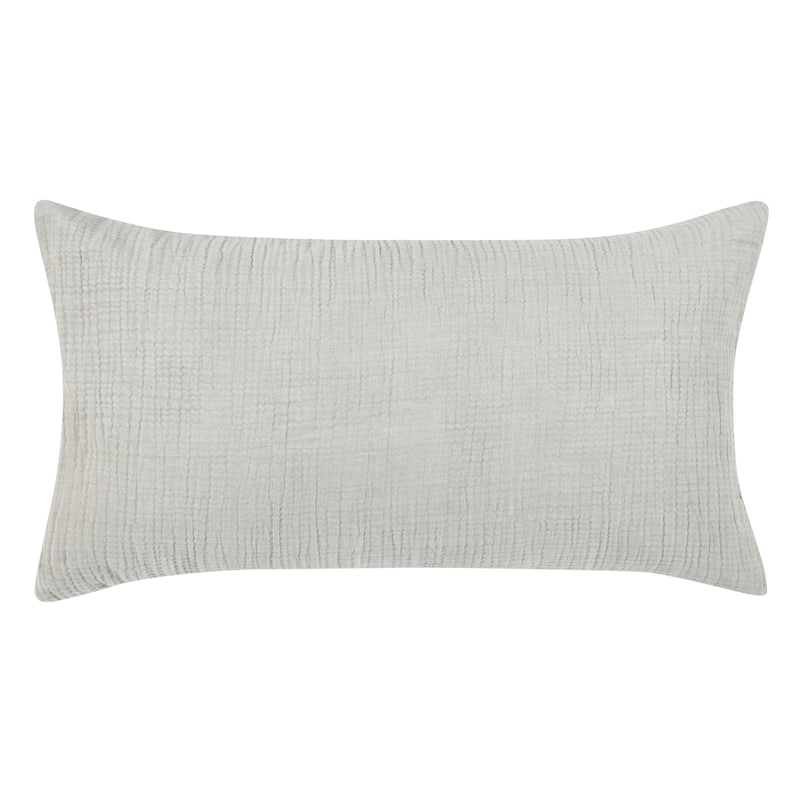 Villa by Classic Home Camille Linen Sham - King - Grey
