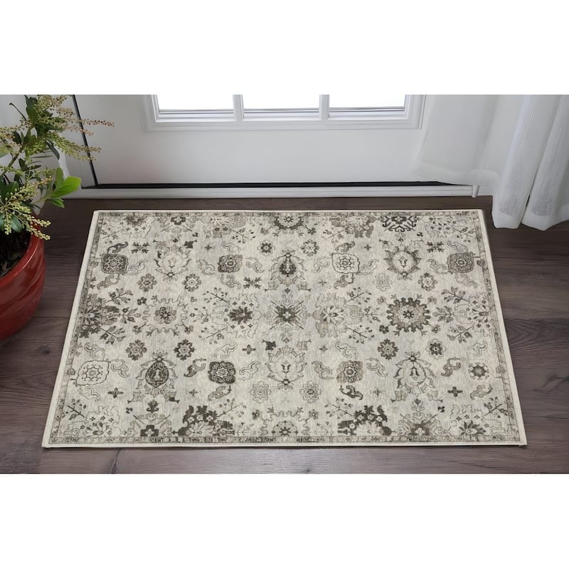 HomeRootsOriental Traditional Runner Area Rug - 60.24' X '39.37' X '0.32