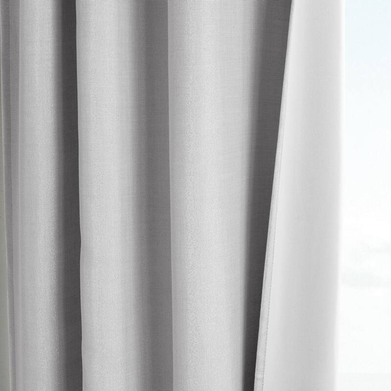 Martha Stewart Park Avenue Metallic Blackout Curtain Panel Pair