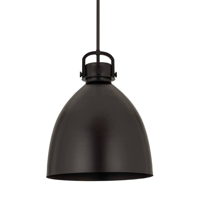 Innovations Lighting 410-1SL-24-18 Newton Bell Pendant Newton Bell 18" - Matte Black / Matte Black