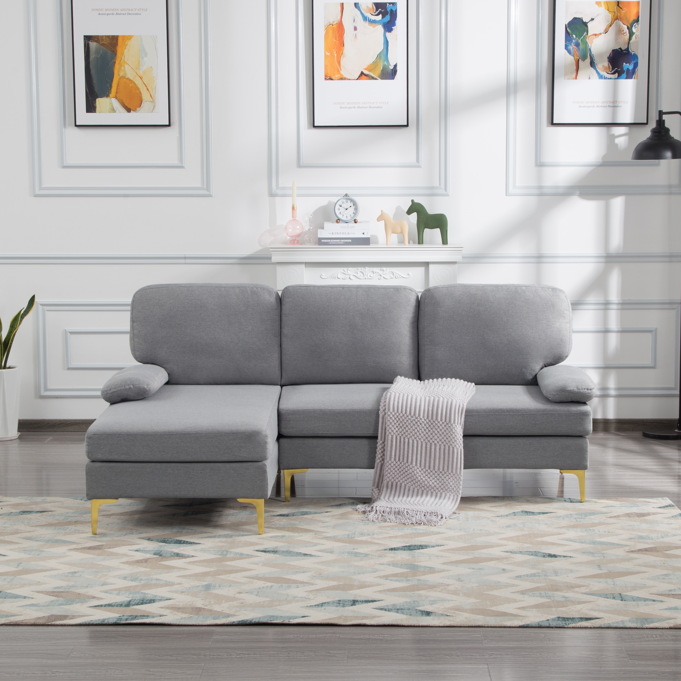 Left hand top chaise lounge sofa