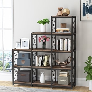 Etagere Bookshelf Home Office Display Shelf Storage Space or Living Room Divider 