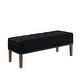 preview thumbnail 3 of 27, Tufted Bench with Storage, Solid Wooden Frame, 48"L X 18"W X 18.5"H