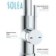 preview thumbnail 4 of 6, SAFAVIEH Solea Arcadia Stainless Steel Dual Function Pull-Down Spray Kitchen Faucet - 8.1" x 2.1" x 17"