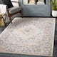 Elmas Traditional Persian Medallion Area Rug - 5'3" Round - Taupe