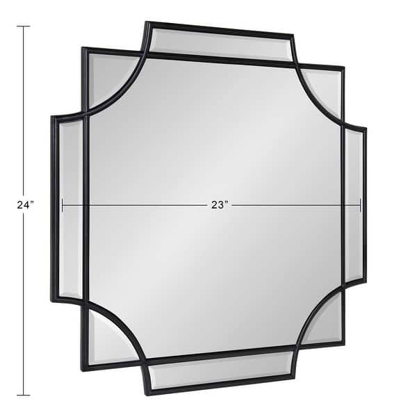 dimension image slide 3 of 18, Kate and Laurel Minuette Traditional Decorative Framed Wall Mirror
