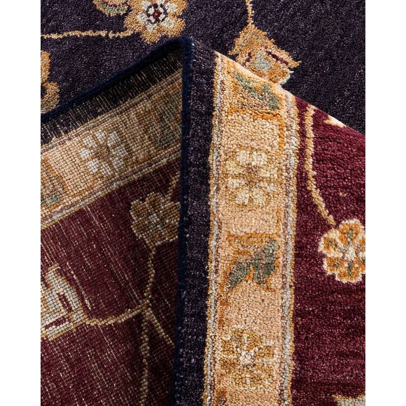 Oushak One-of-a-Kind Hand-Knotted Area Rug - Purple, 8' 1" x 10' 1" - 8' 1" x 10' 1"