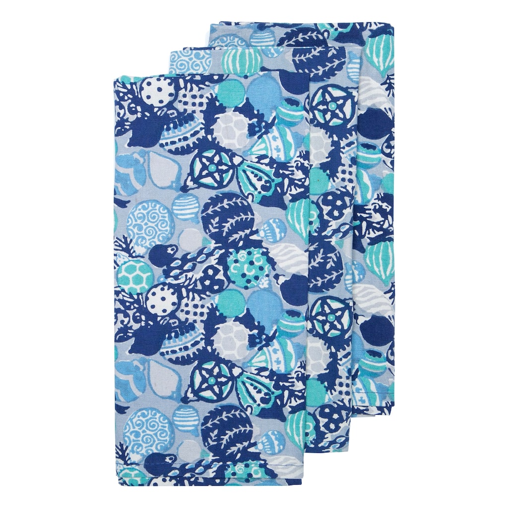 Couleur Nature Ornaments Tea Towels - Set of 3